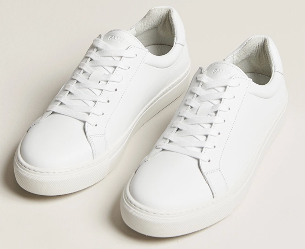 Hvide Læder Sneakers – Minimalistisk Mode på Farten