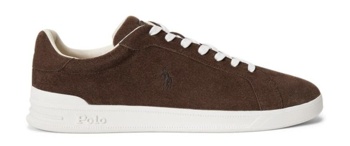 Polo Ralph Lauren sneakers herre mørkebrun ruskind