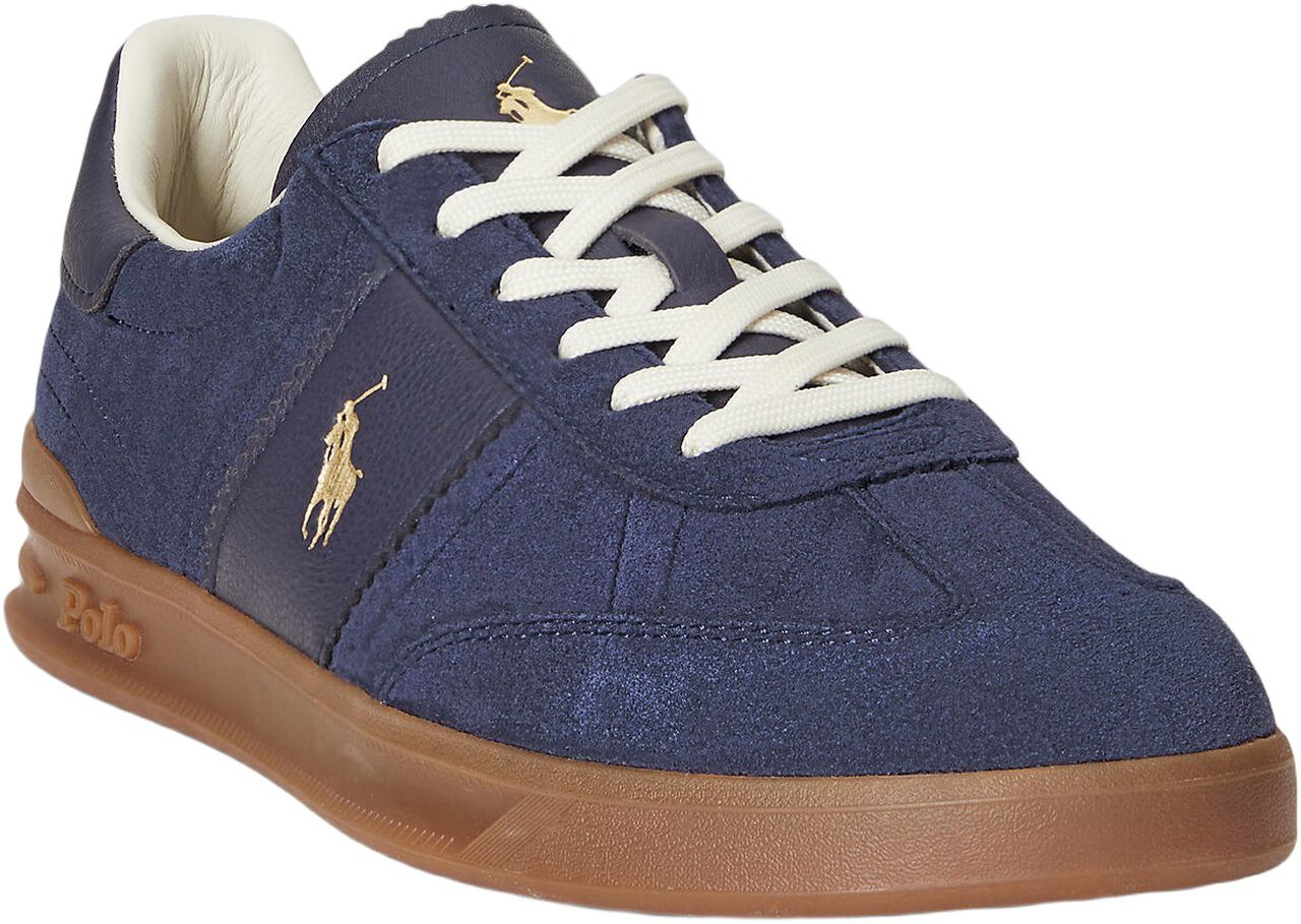 Polo Ralph Lauren sneakers herre navy ruskind gumsål