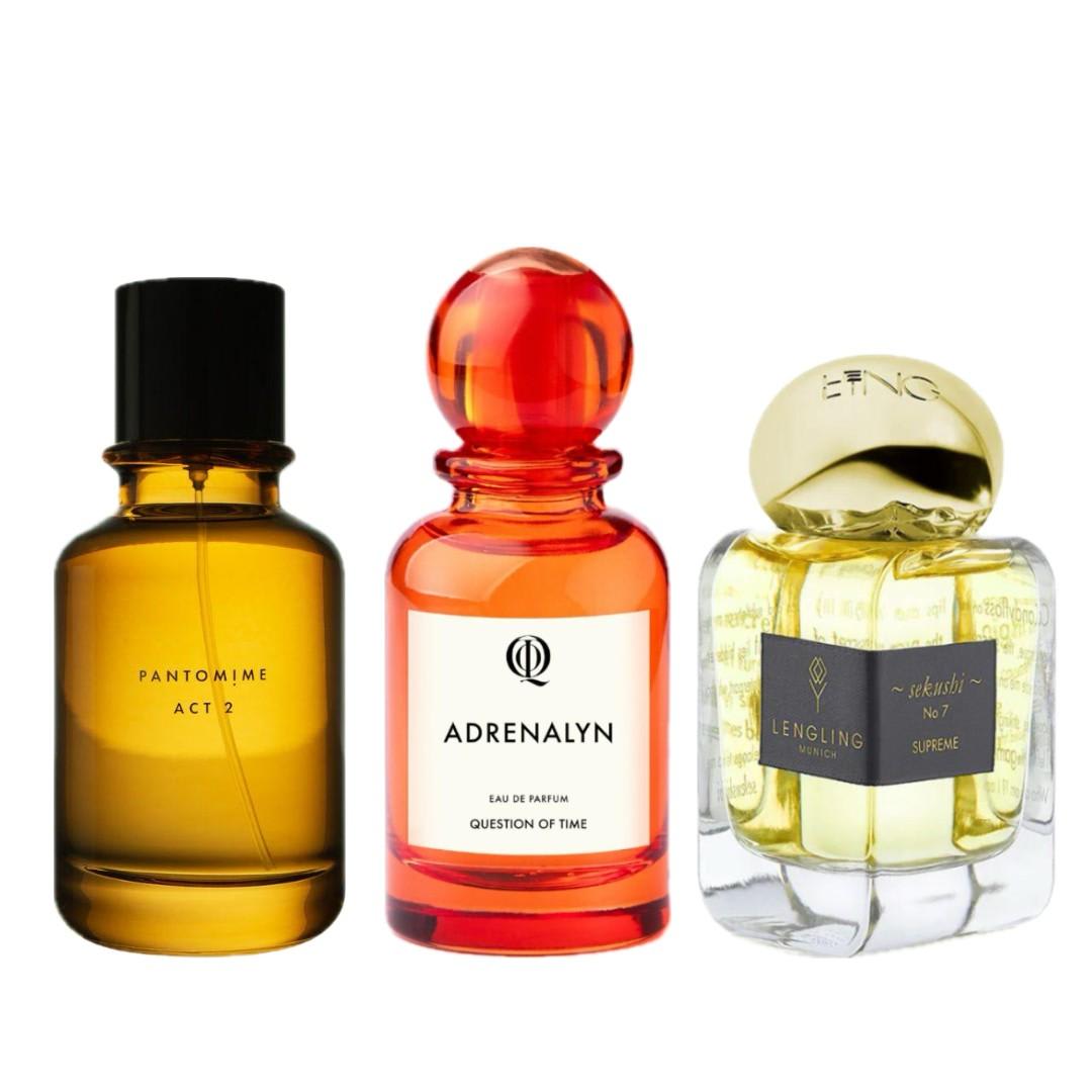 Forårsparfumer til mænd , 3×1 ml prøvesæt, 99 kr.