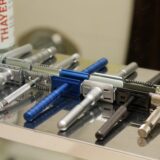 Safety razors på række - sikkerhedshøvle til mænd