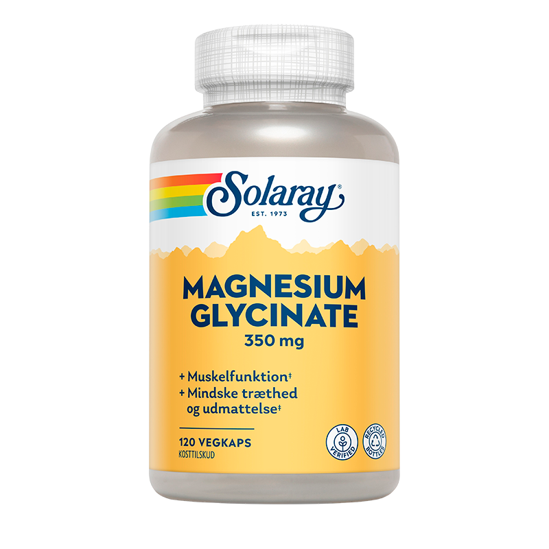 Solaray Magnesium Glycinate 120 kapsler