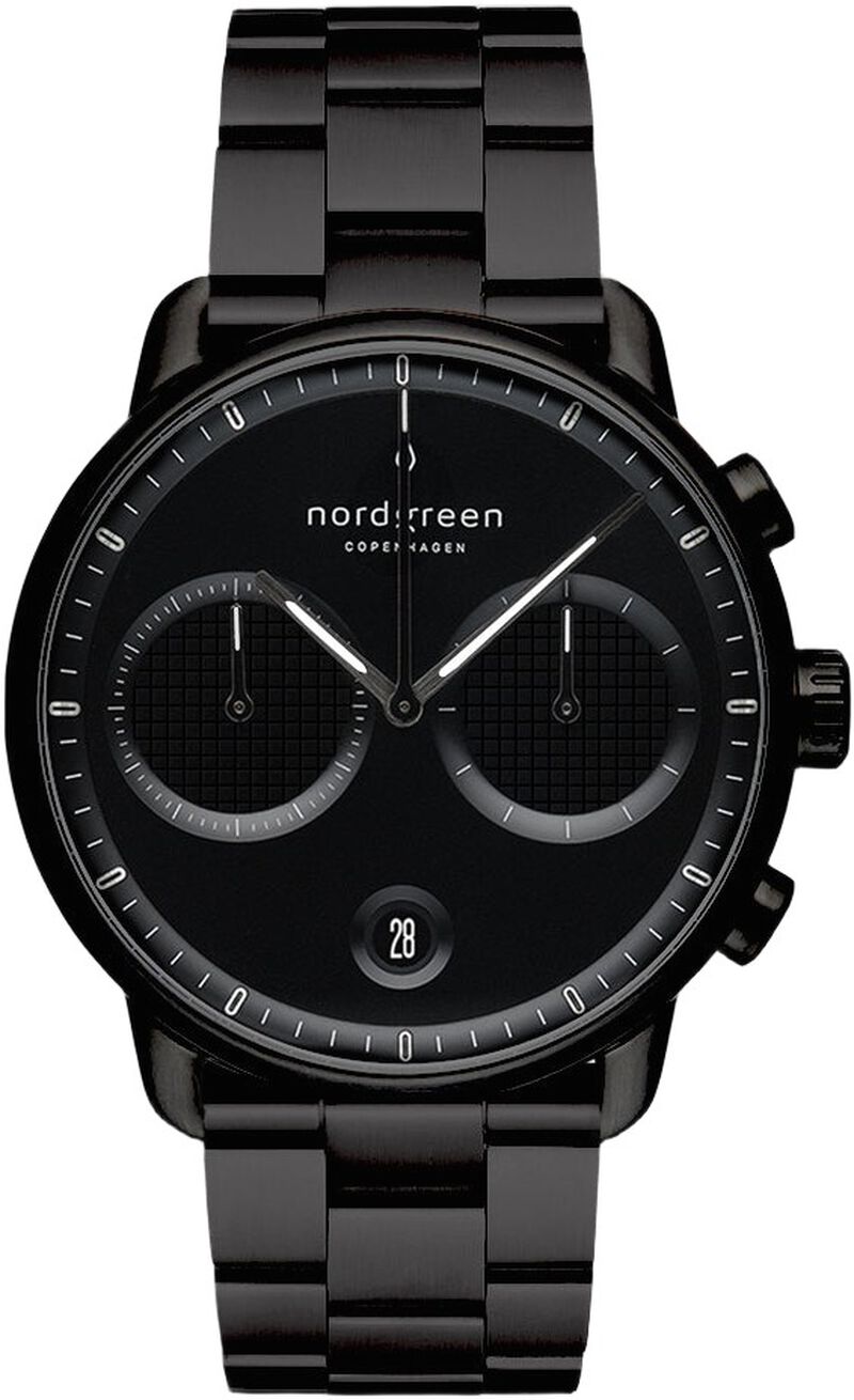 Nordgreen Pioneer 42mm herreur i sort