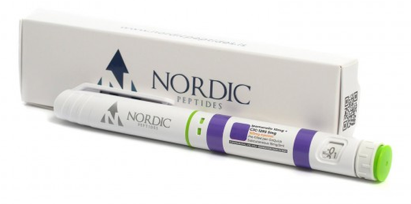 Ipamorelin + CJC-1295 No DAC blend fra Nordic Peptides