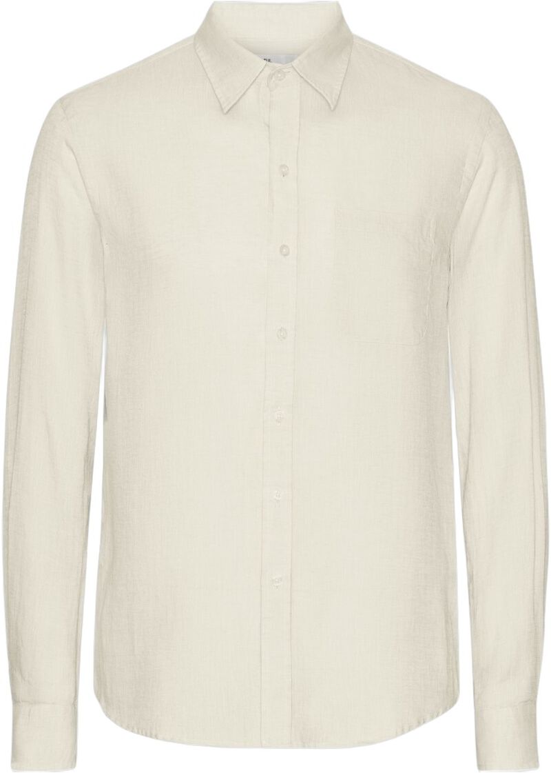 Colorful Standard 100% hørskjorte i ivory white