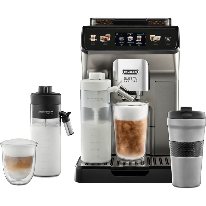 De'Longhi Eletta Explore helautomatisk kaffemaskine med cold brew