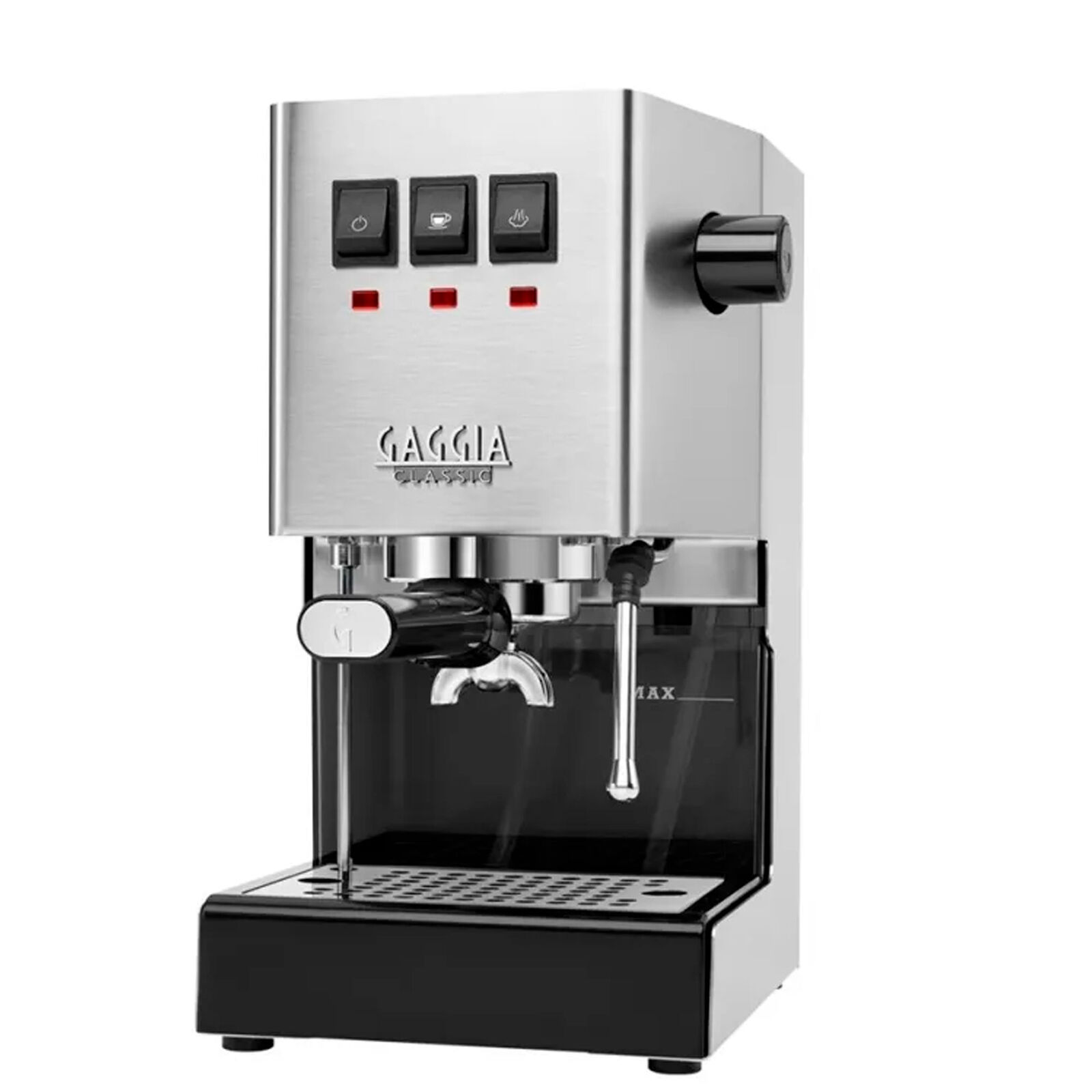 Gaggia Classic E24 espressomaskine i rustfrit stål