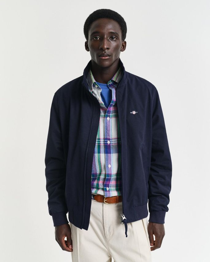 GANT Lightweight Hampshire Jacket blaa overgangsjakke herre