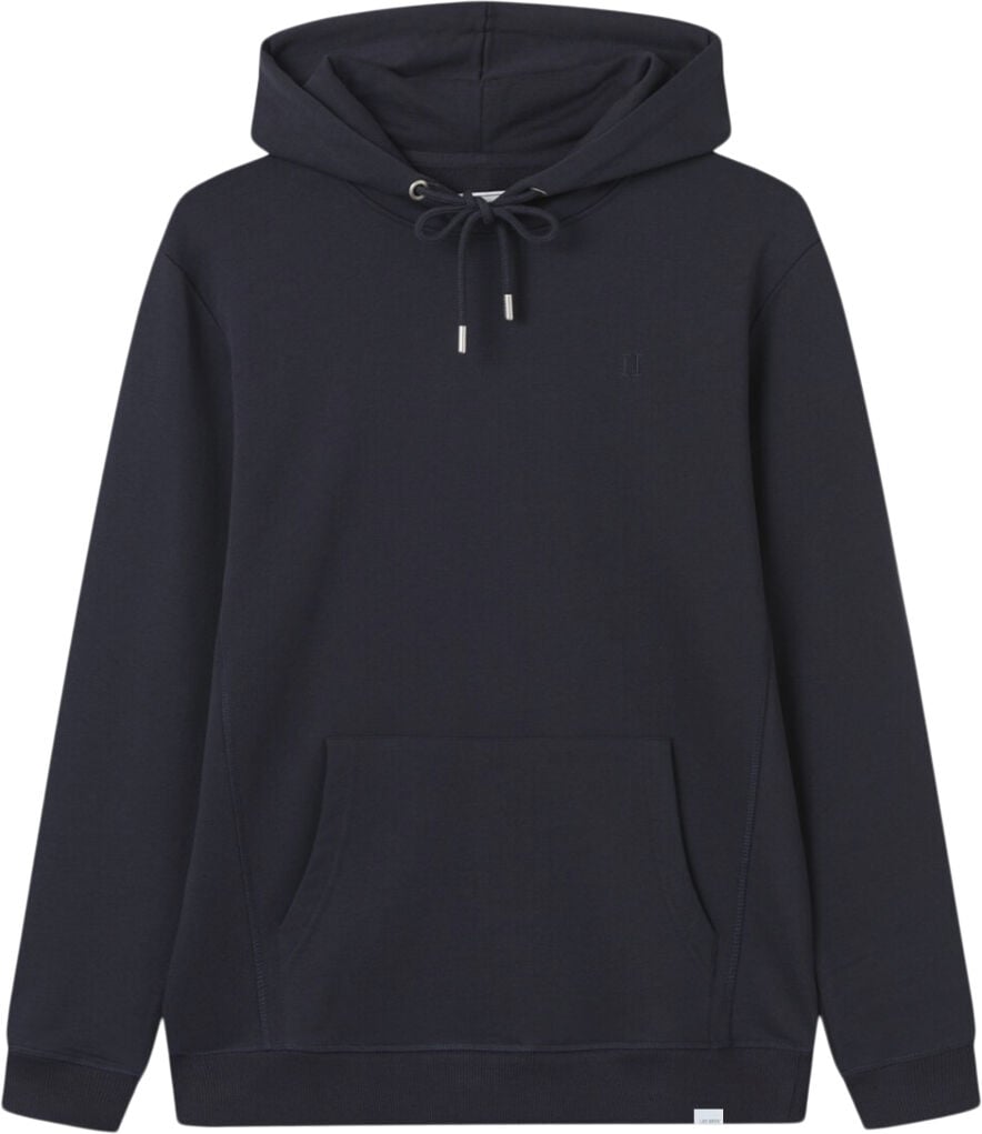 Les Deux Nørregaard Tonal Hoodie i dark navy
