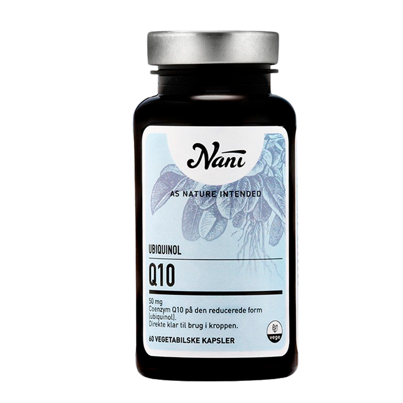 Nani Food State Q10 Ubiquinol, 50 mg, 60 kapsler