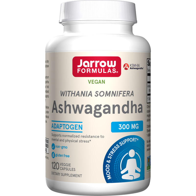 Jarrow Formulas Ashwagandha KSM-66 300 mg kapsler