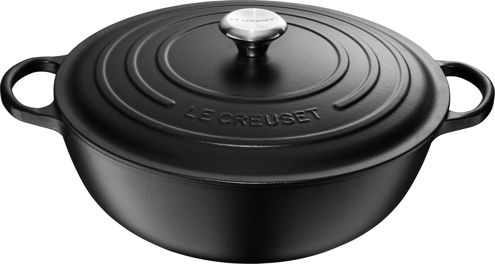 Le Creuset stegegryde 32 cm i Matte Black