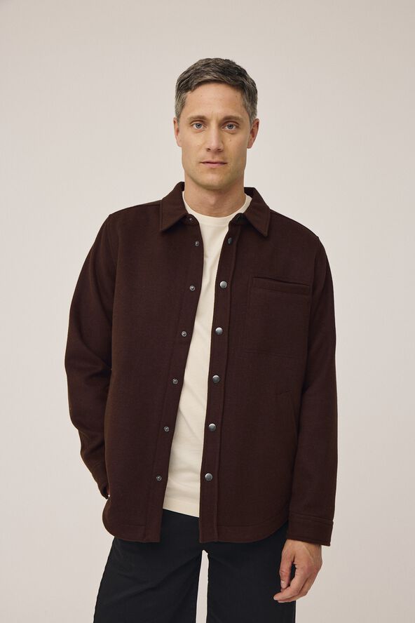 Magasin du Nord Grant 1 Overshirt i uldmix