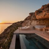 Cap Rocat suitepool ved klipperne