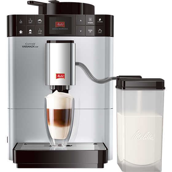 Melitta Caffeo Varianza CSP helautomatisk kaffemaskine i rustfrit stål
