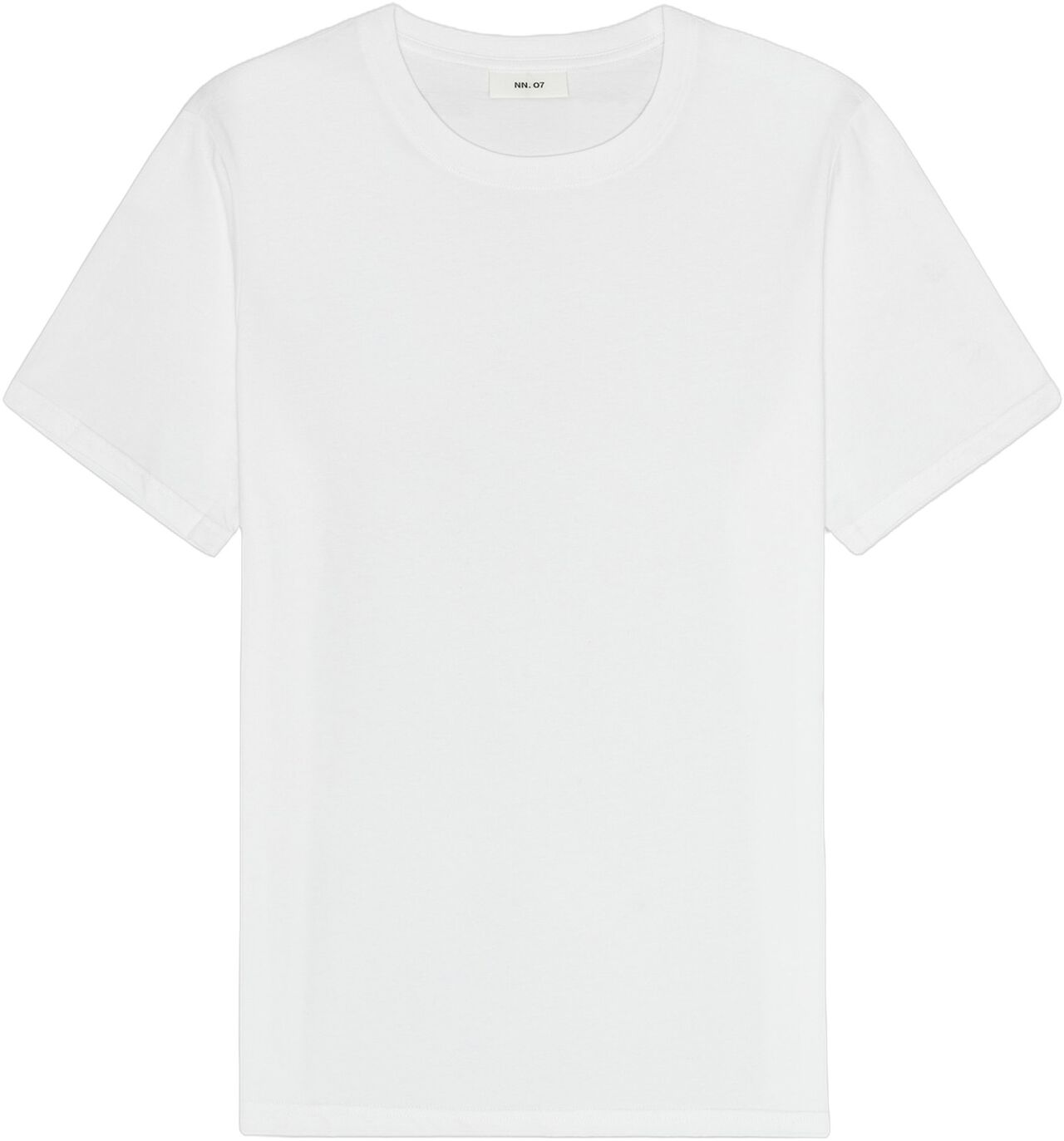 NN07 Percy hvid pima-bomuld t-shirt til herrer