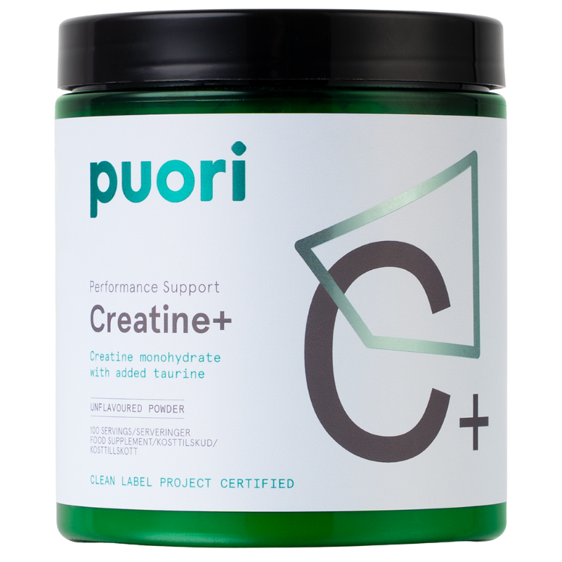 Puori Creatine+ kreatin med taurin 325 gram