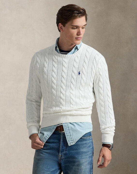 Ralph Lauren Cable-Knit Cotton Sweater