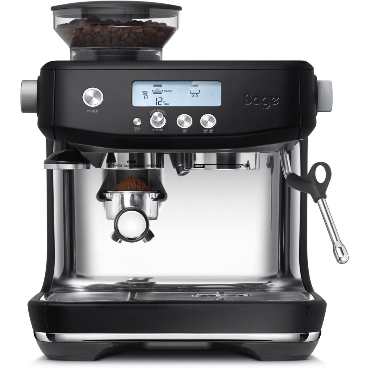 Sage Barista Pro espressomaskine i sort