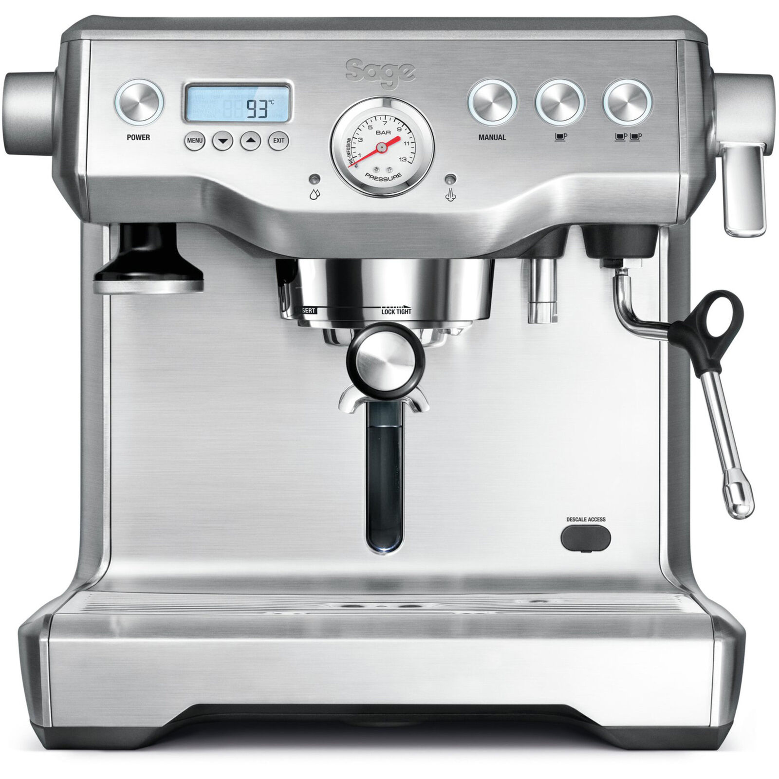 Sage Dual Boiler BES920 espressomaskine i rustfrit stål