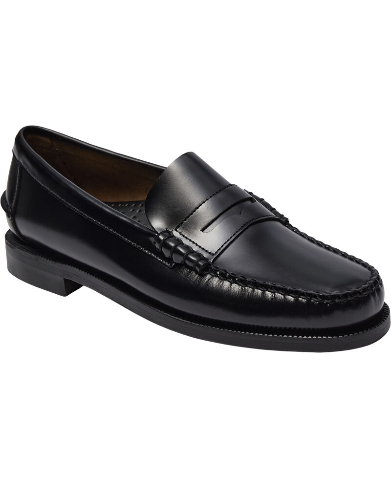Sebago Classic Dan sort læder penny loafer