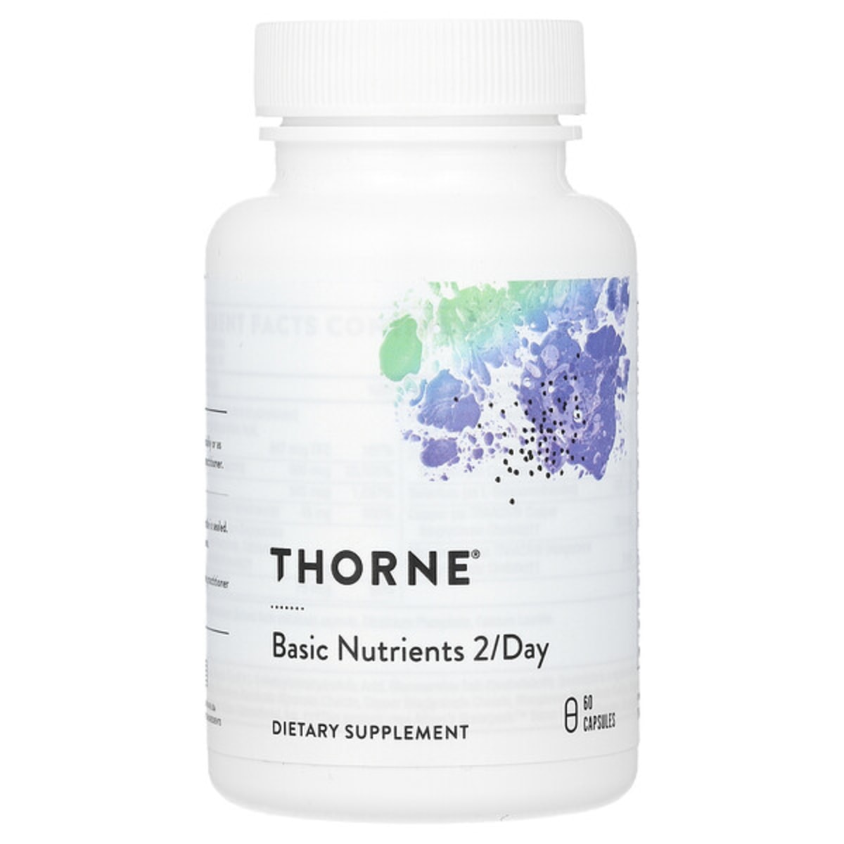 Thorne Basic Nutrients 2/Day multivitamin 60 kapsler
