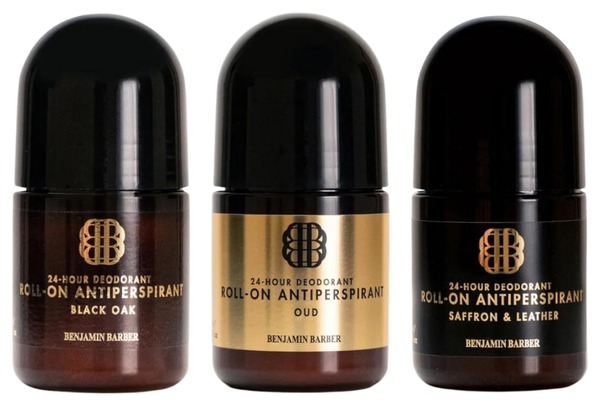 Benjamin Barber Antiperspirant Trio med tre dufte