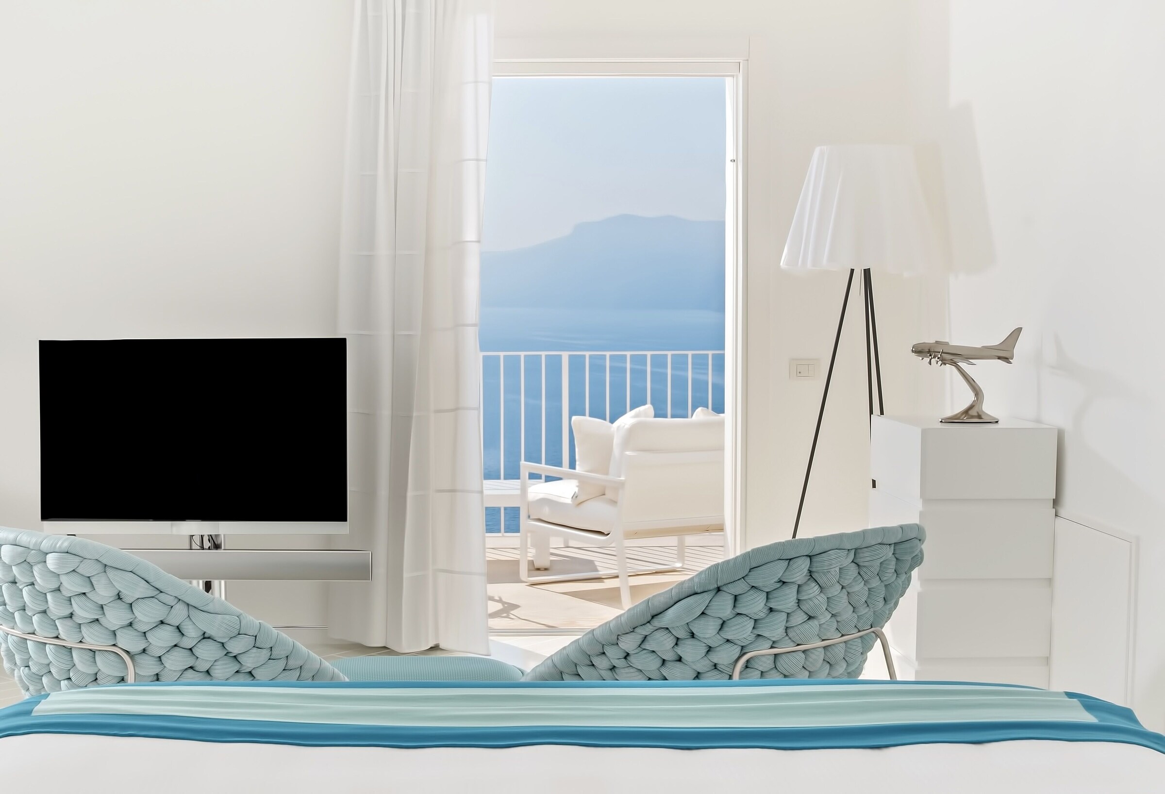 Suite med havudsigt hos Casa Angelina i Praiano på Amalfikysten