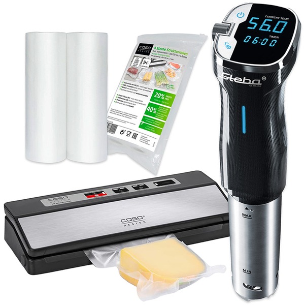 Caso SV50390SET sæt til sous vide med cirkulator og vakuumpakker