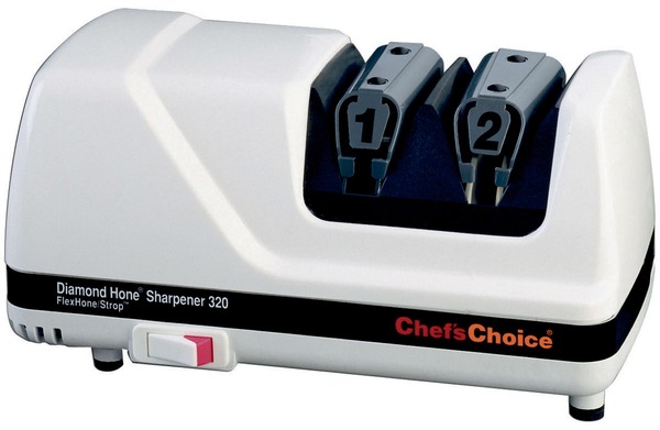 Chef's Choice 320 elektrisk knivsliber i hvid