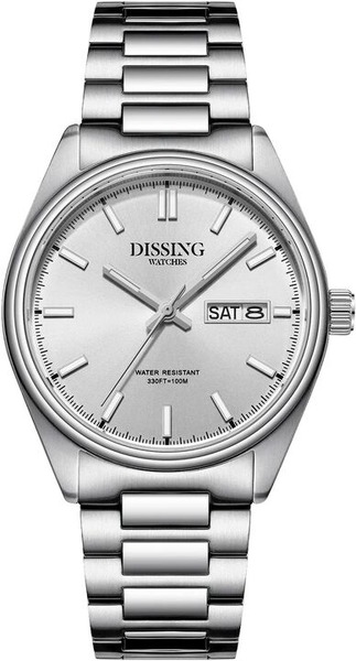 Dissing Timeless D1731 sølv ur til mænd