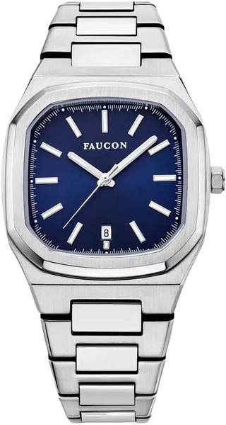 Faucon Octagon F10040 blåt ur til mænd