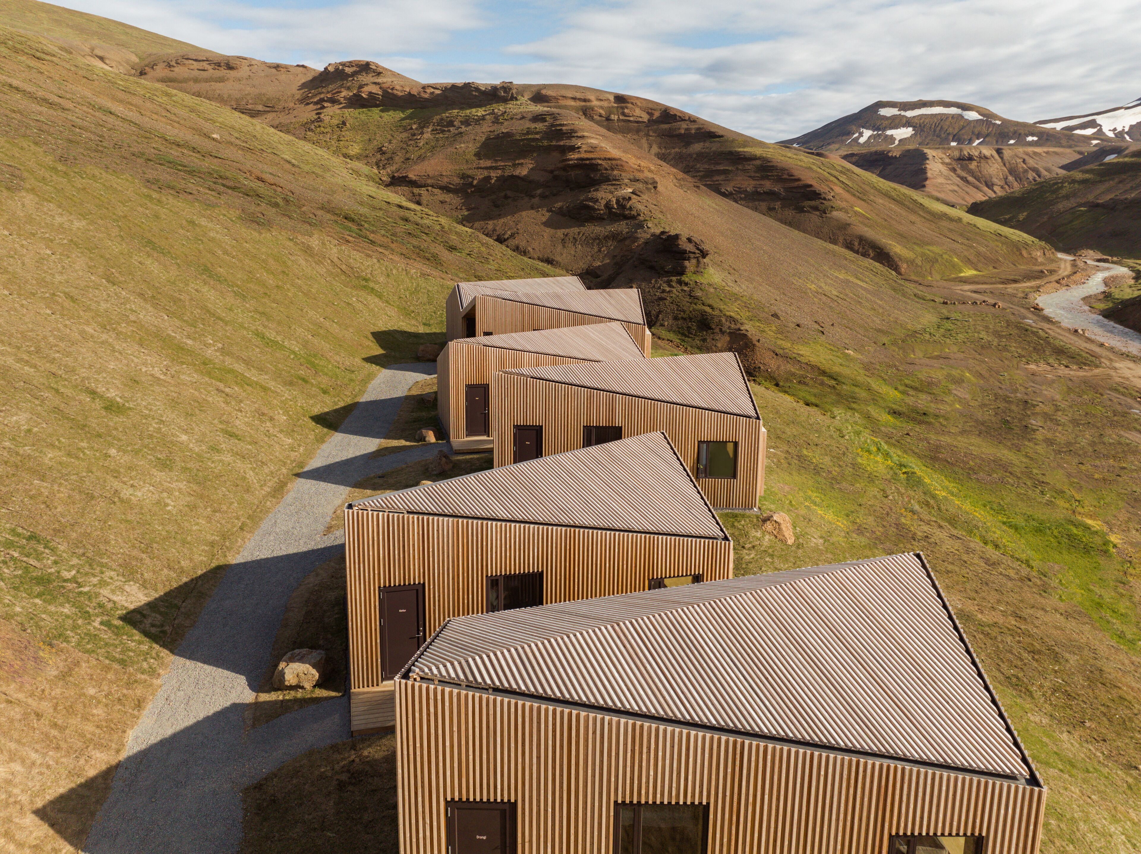 Highland Base Kerlingarfjöll lodges i det islandske højland