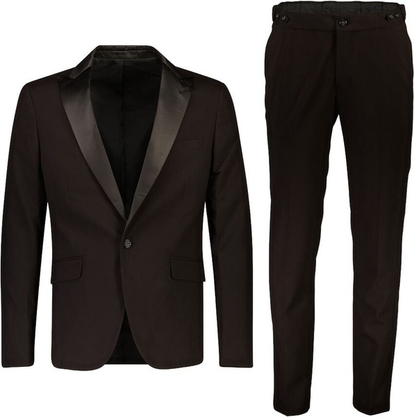 Lindbergh Stretch tuxedo suit i sort smoking