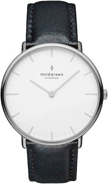 Nordgreen Native 36mm ur med læderrem
