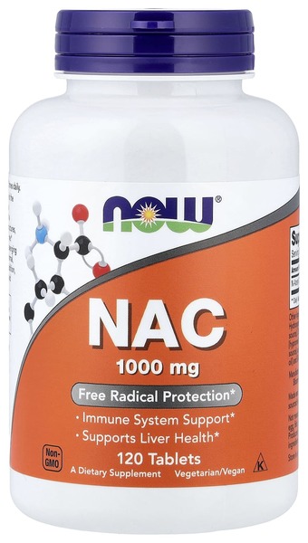NOW Foods NAC 1000 mg 120 tabletter