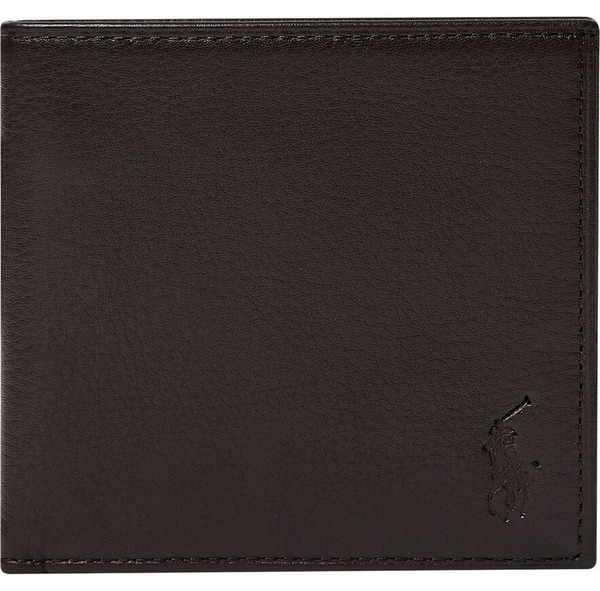 Polo Ralph Lauren Pebbled Leather Billfold Coin Wallet