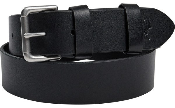 Polo Ralph Lauren sort leather roller buckle læderbælte