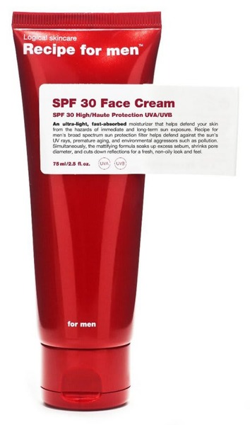 Recipe for Men SPF 30 Face Cream 75 ml