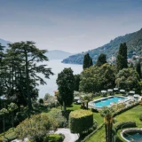 Passalacqua ved Comosøen med haver, pool og Lake Como-udsigt