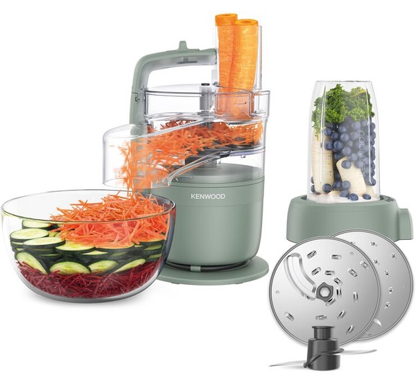 Kenwood MultiPro Go Compact foodprocessor i grå