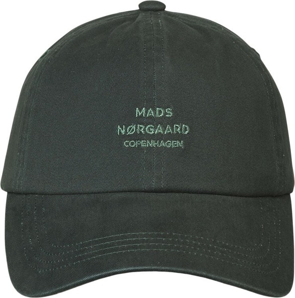 Mads Nørgaard Soft Twill Cash Cap grøn kasket