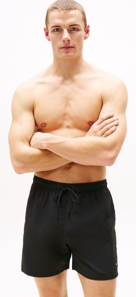 Tommy Hilfiger sorte mid length badeshorts