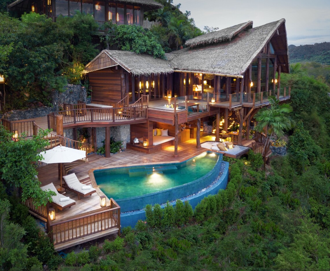 The View-villa hos Six Senses Yao Noi med udsigt over Phang Nga