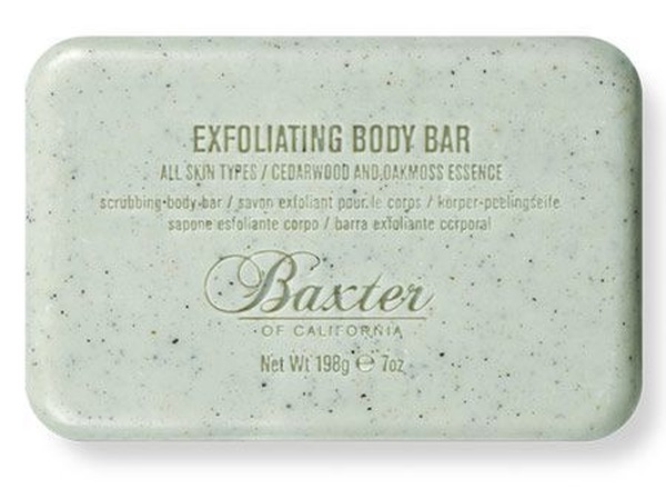 Baxter of California Exfoliating Body Bar med lysegrøn sæbebar