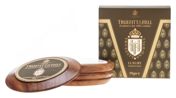 Truefitt and Hill Luxury Shaving Soap Wooden Bowl