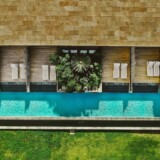 Pool og kystmotiv fra Santa Barbara Eco-Beach Resort på Azorerne