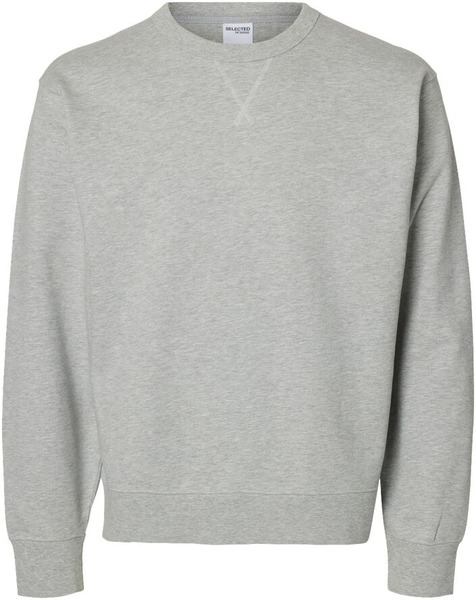 Selected SLHRELAXLUKE grå sweatshirt
