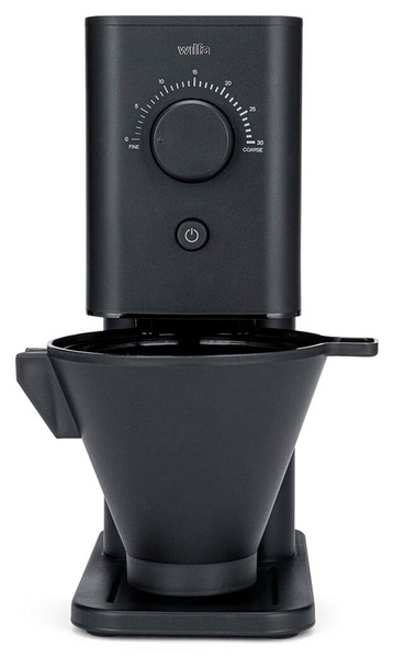 Sort Wilfa Zense CG3B-125 kaffekværn med filterholder