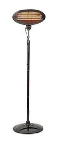 Nedis HTPA120EBK terrassevarmer på 190 centimeter stander